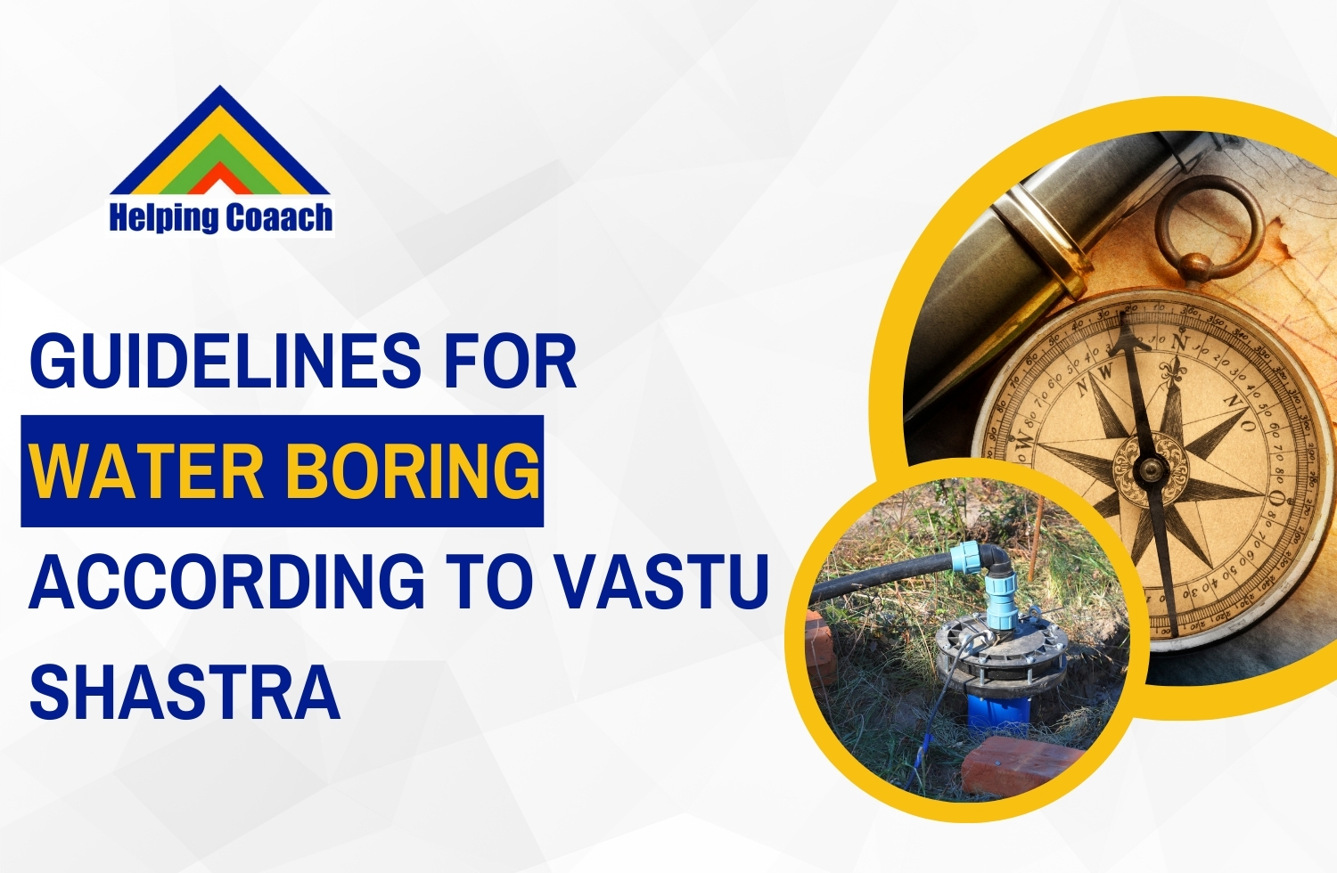 vastu for water boring